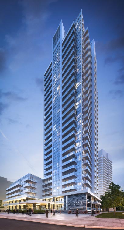 The ravine Highrise rendering